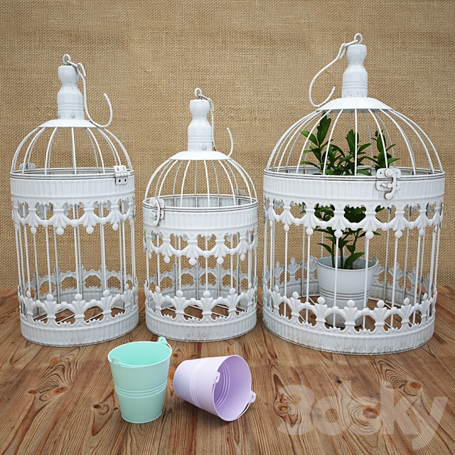 Decorative Bird Cage 3ds Max - thumbnail 1