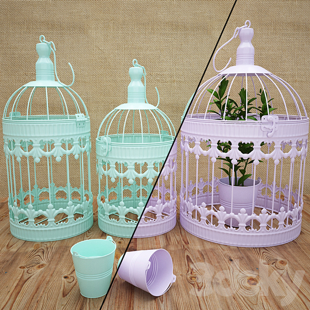 Decorative Bird Cage 3ds Max - thumbnail 3