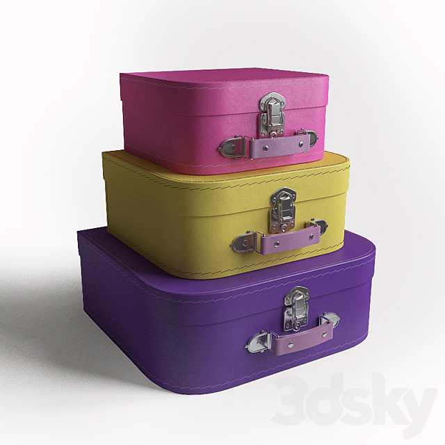 Decorative chests 3DSMax File - thumbnail 1