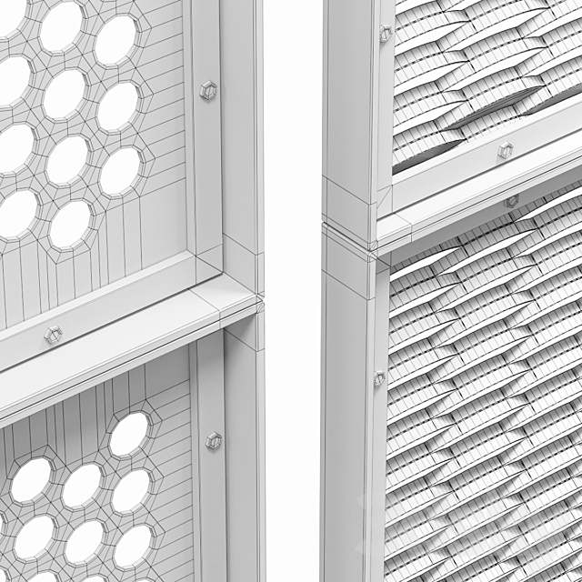 Decorative metal lattices – Circle 3DSMax File - thumbnail 3