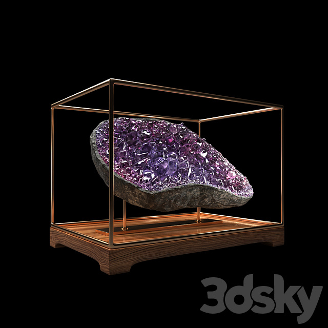 decorative mineral stones 3DSMax File - thumbnail 4