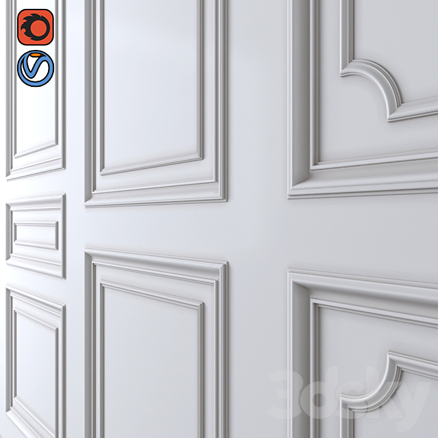 Decorative molding_012 3DS Max Model - thumbnail 2