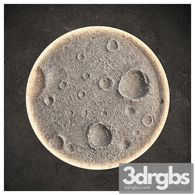 Decorative Moon 3dsmax Download - thumbnail 1