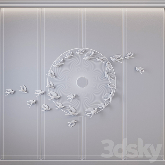 Decorative panel 10_2 3DS Max Model - thumbnail 3