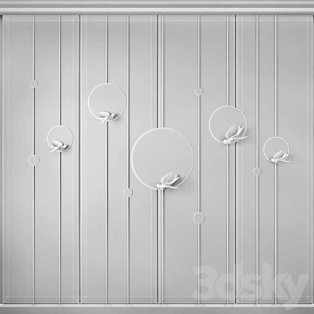 Decorative Panel 10_6 3DS Max Model - thumbnail 3