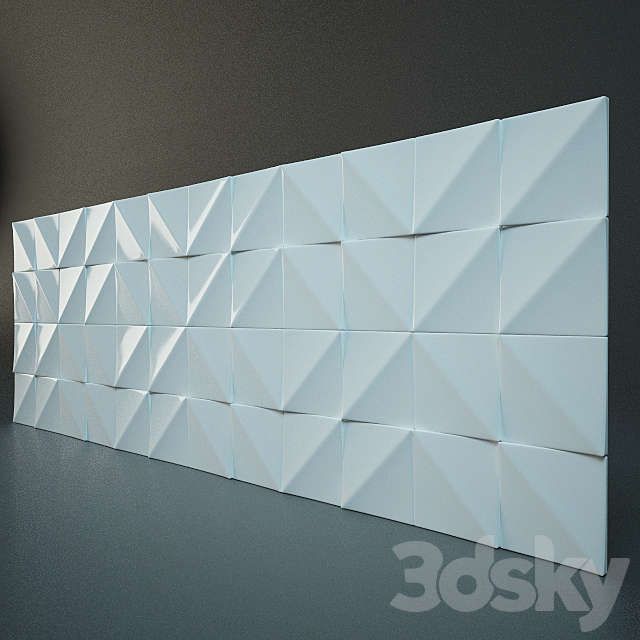 Decorative panel 3DS Max Model - thumbnail 2