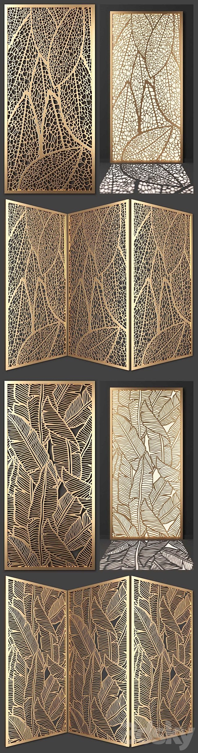 Decorative panel 3DS Max Model - thumbnail 2