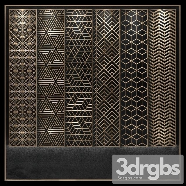 Decorative Panel 3dsmax Download - thumbnail 1