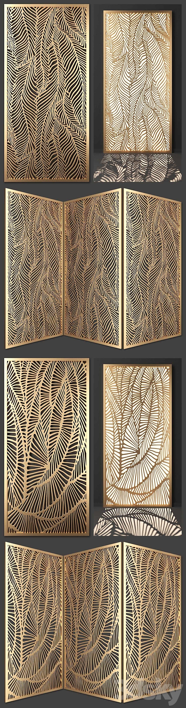 Decorative panel 3DSMax File - thumbnail 2