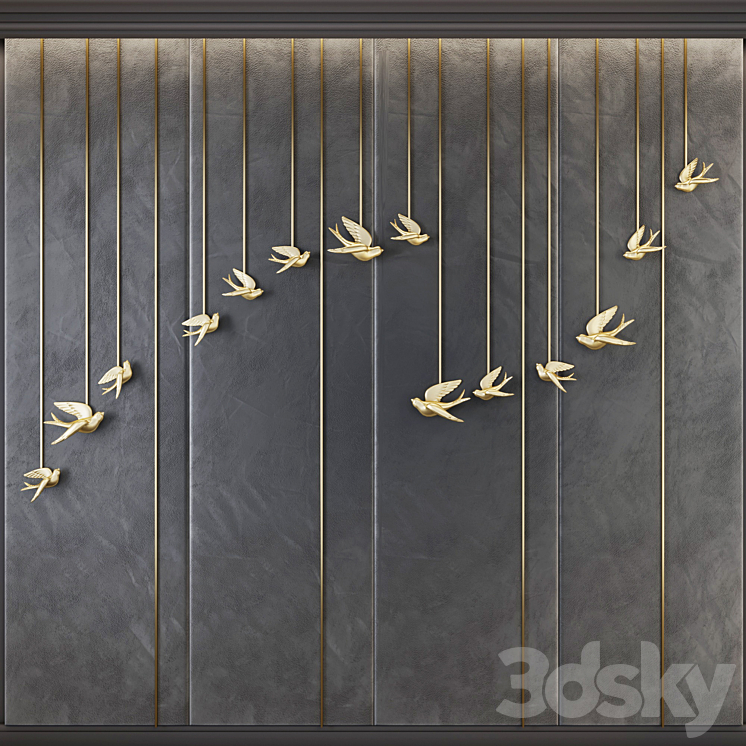 Decorative panel 4 3DS Max - thumbnail 1