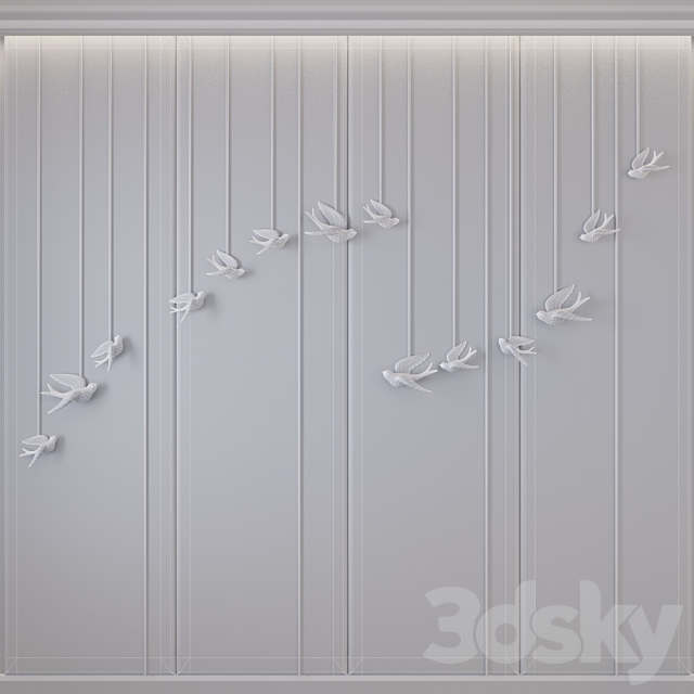 Decorative panel 4 3DSMax File - thumbnail 3