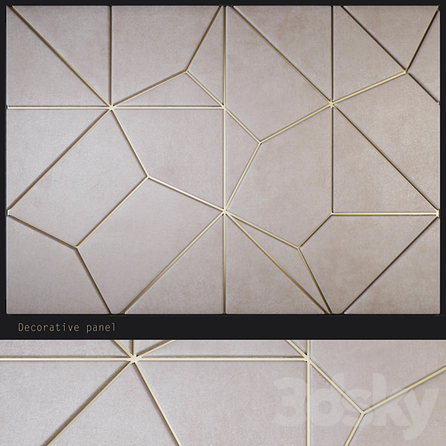 Decorative panel _ PN1 3DSMax File - thumbnail 1