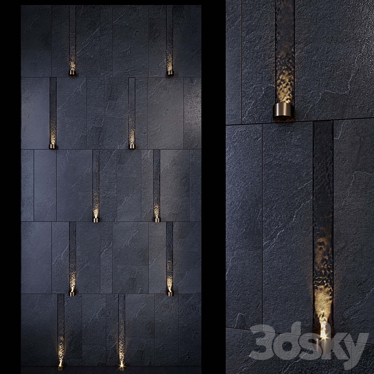 Decorative panel _ PN14 3DS Max - thumbnail 1