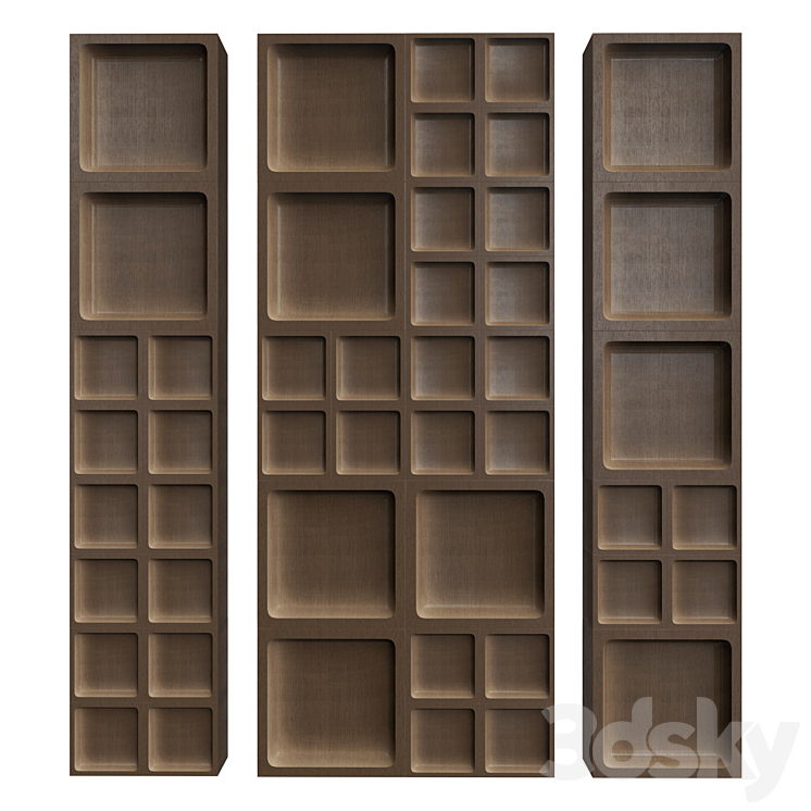 Decorative panel LACUNARI by Inkiostro Bianco 3DS Max Model - thumbnail 1