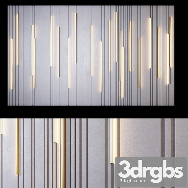 Decorative panel   pn12 3dsmax Download - thumbnail 1