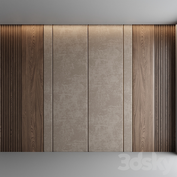 Decorative panel set 1 3DS Max - thumbnail 1