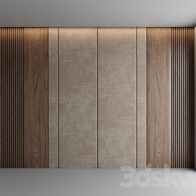 Decorative panel set 1 3DSMax File - thumbnail 1