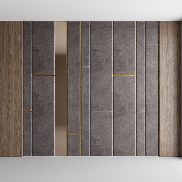 Decorative panel set 2 3DS Max - thumbnail 1