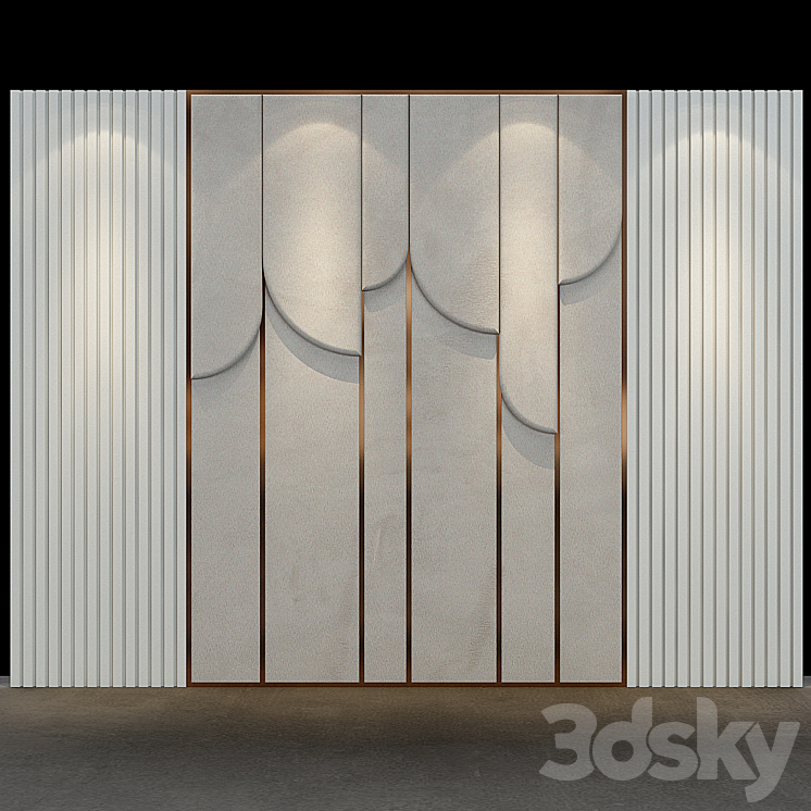 Decorative panel set 77 3DS Max - thumbnail 1