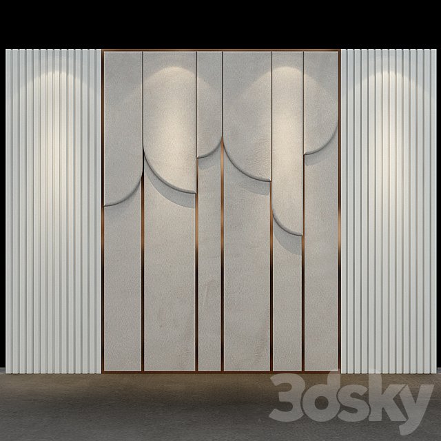 Decorative panel set 77 3DSMax File - thumbnail 1