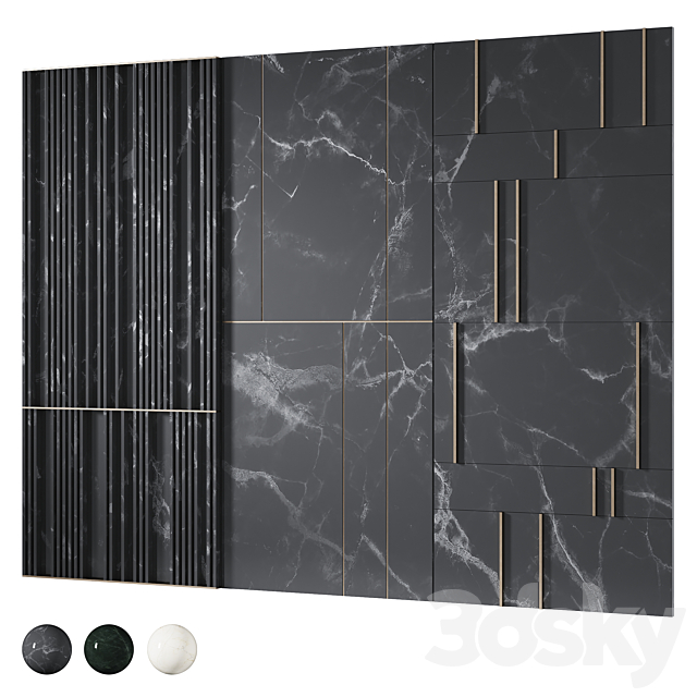 Decorative panels 2 3ds Max - thumbnail 1