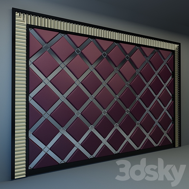 decorative panels Capito 2 species 3DS Max Model - thumbnail 2