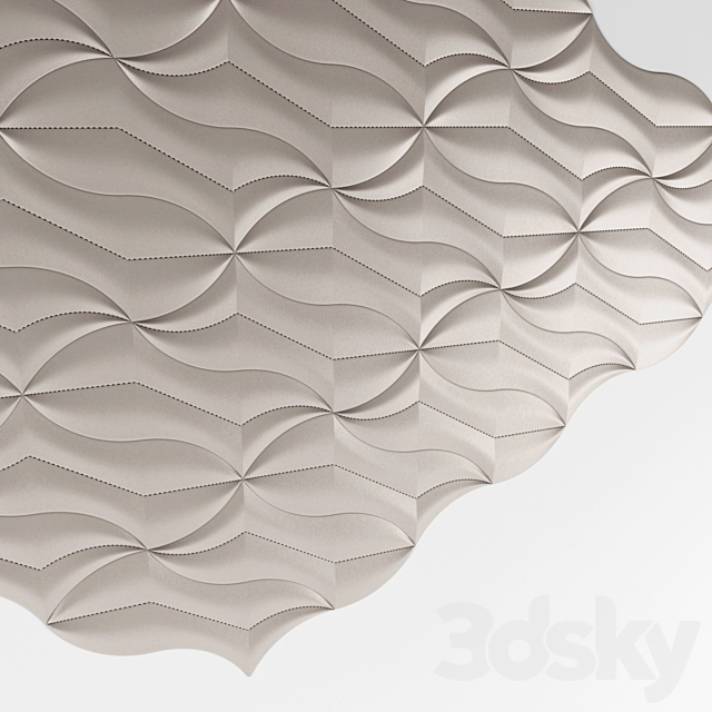 Decorative panels – GeoModule – Fish 3ds Max - thumbnail 2