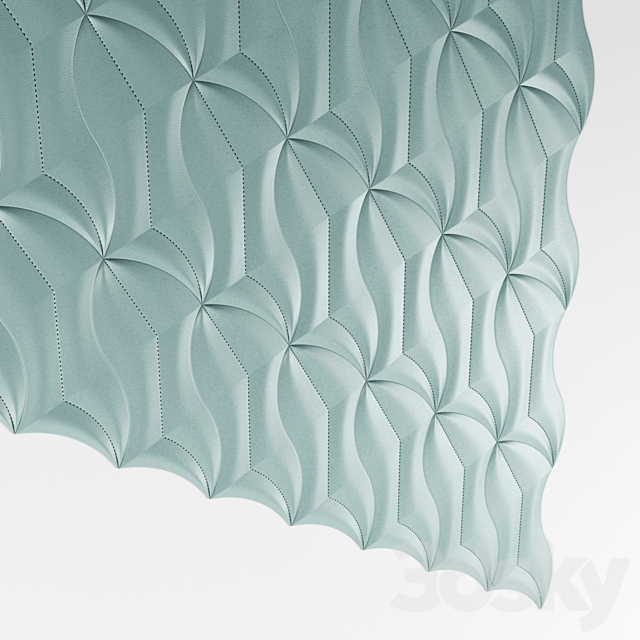 Decorative panels – GeoModule – Fish 3ds Max - thumbnail 3