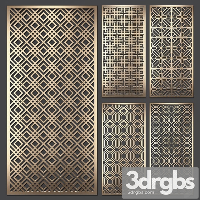 Decorative Partition 1 3dsmax Download - thumbnail 1