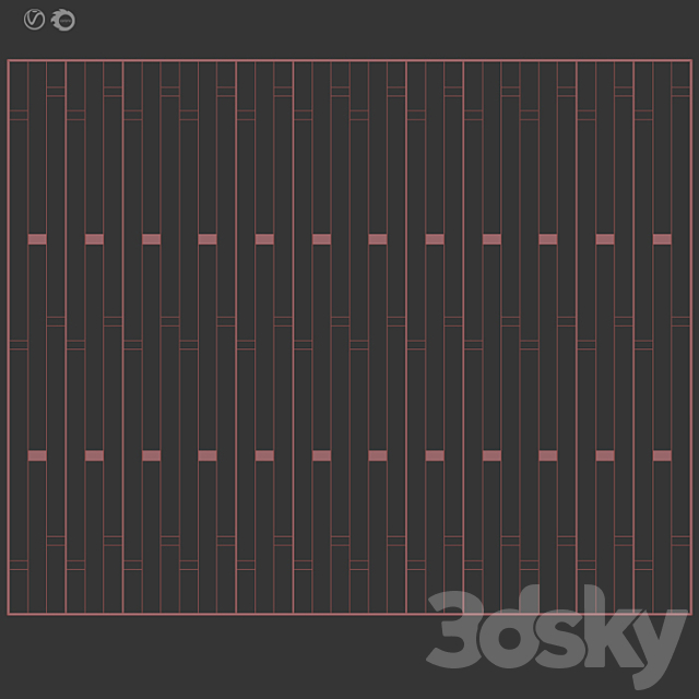 Decorative partition # 11 3DSMax File - thumbnail 3