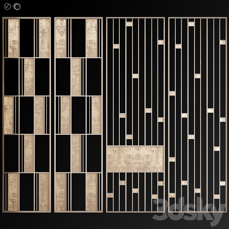 Decorative partition # 13 3DS Max - thumbnail 1