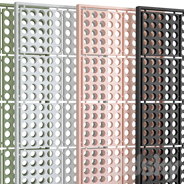 Decorative partition 183 3ds Max - thumbnail 2