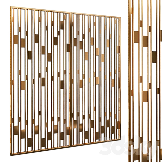 Decorative partition 23 3DSMax File - thumbnail 1