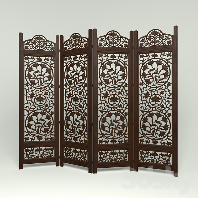 decorative partition 3ds Max - thumbnail 1