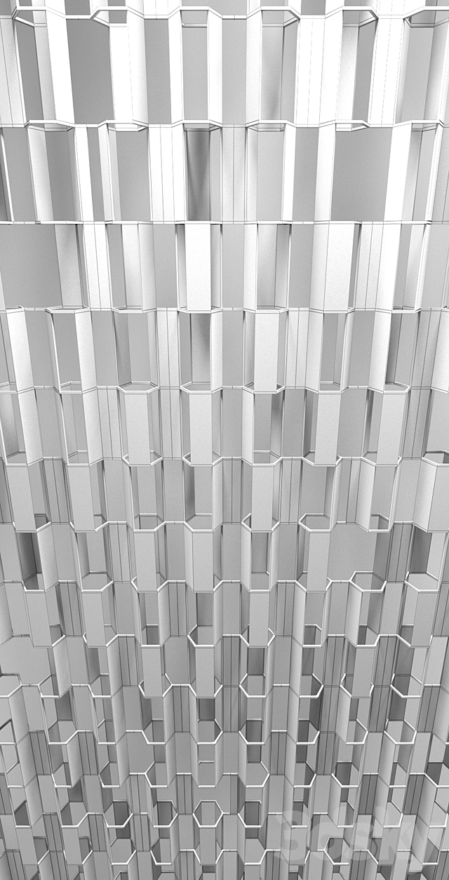 Decorative partition 3DS Max Model - thumbnail 3