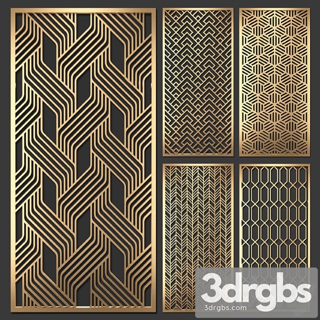 Decorative Partition 3dsmax Download - thumbnail 1