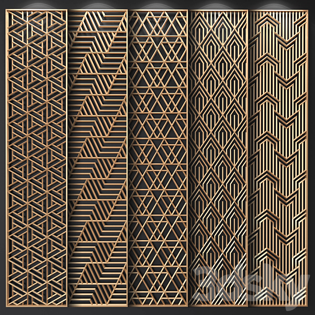 Decorative partition 3DSMax File - thumbnail 1