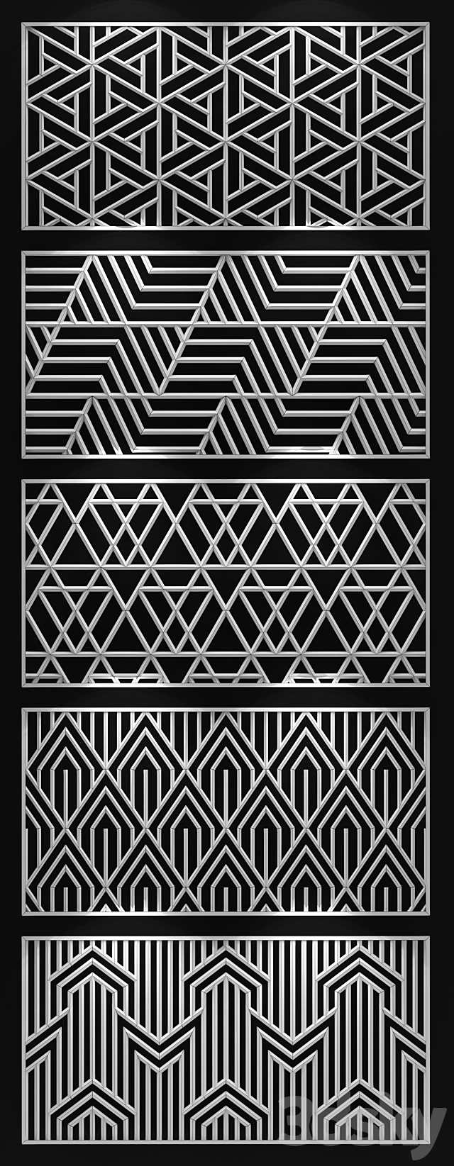 Decorative partition 3DSMax File - thumbnail 3