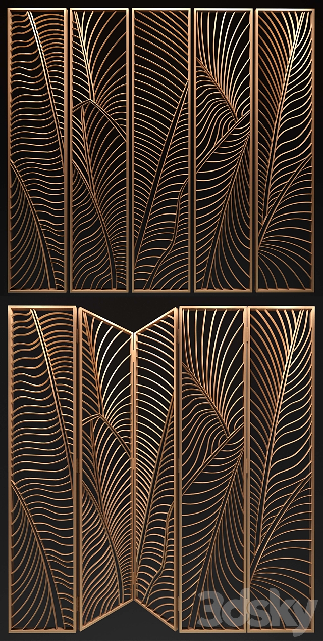 Decorative partition 3DSMax File - thumbnail 2