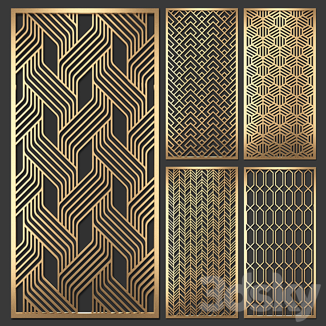 Decorative partition 3DSMax File - thumbnail 1