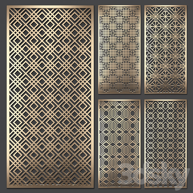 Decorative partition 3DSMax File - thumbnail 1