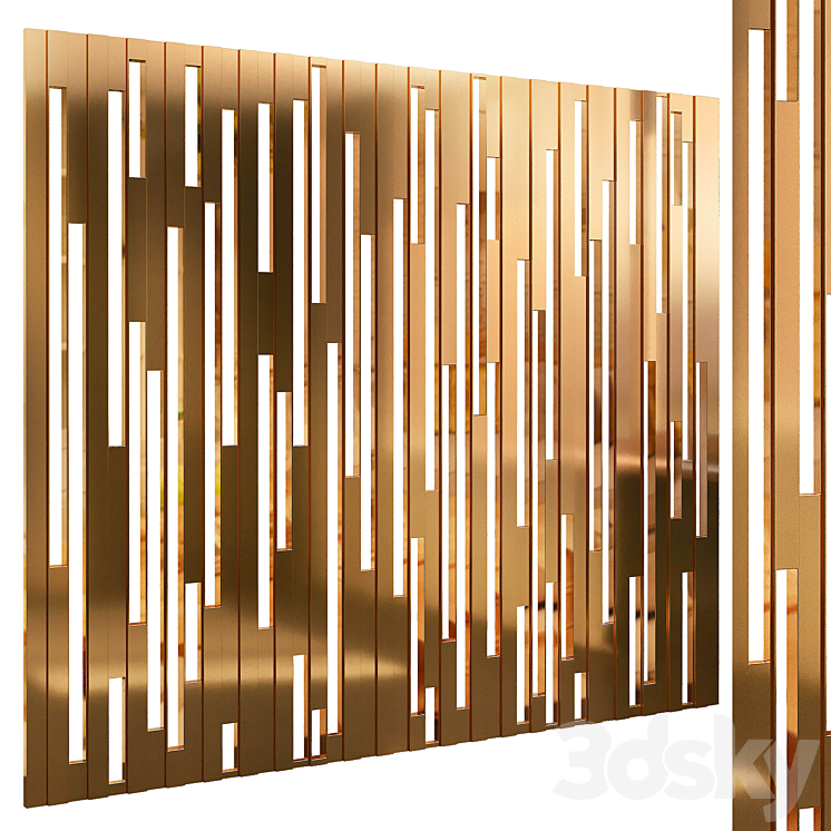 Decorative partition 50 3DS Max - thumbnail 1