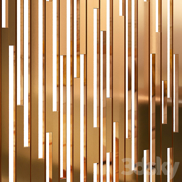 Decorative partition 50 3DS Max - thumbnail 2