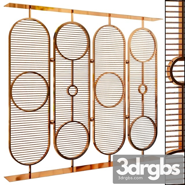 Decorative partition 56 3dsmax Download - thumbnail 1