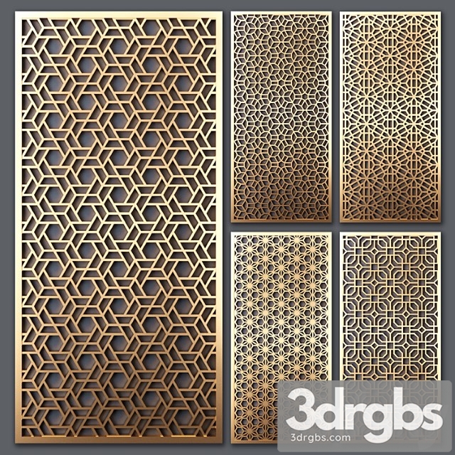 Decorative partition_1_2_3 3dsmax Download - thumbnail 1