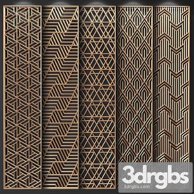 Decorative partition_2 3dsmax Download - thumbnail 1