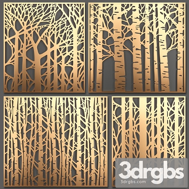 Decorative partition_22 3dsmax Download - thumbnail 1