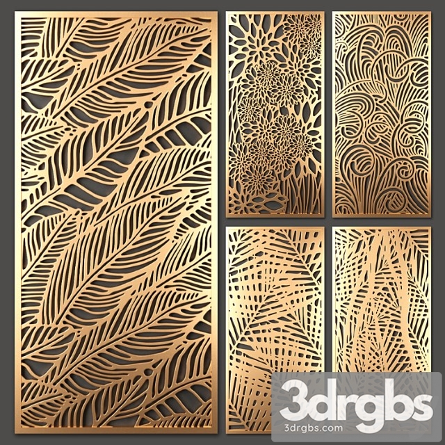 Decorative partition_2_3 3dsmax Download - thumbnail 1