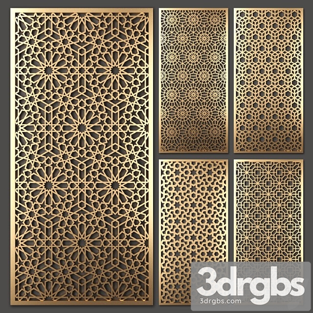 Decorative partition_4 3dsmax Download - thumbnail 1