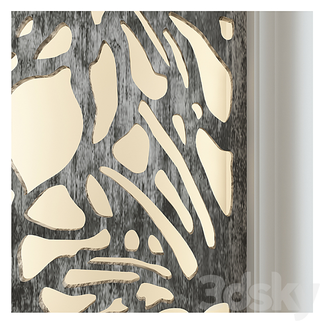 decorative partitions 3DS Max Model - thumbnail 2